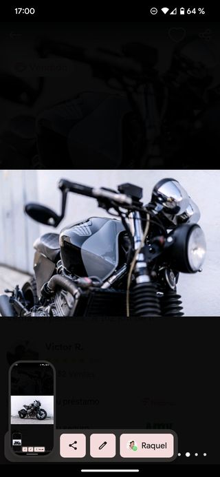 Moto Honda CB 600 cafe Racer