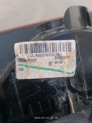 Piloto trasero derecho Renault Trafic