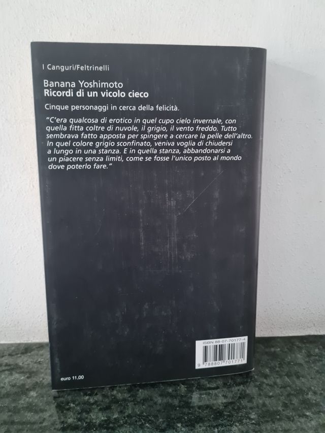 Ricordi di un vicolo cieco di B.Yoshimoto