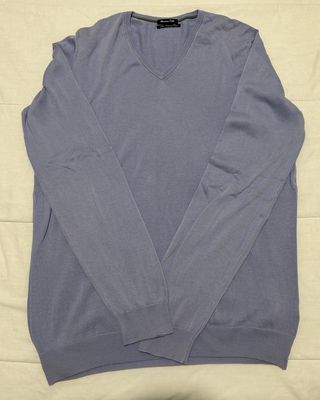 Jersey hombre Massimo Dutti. Talla M. Lila.