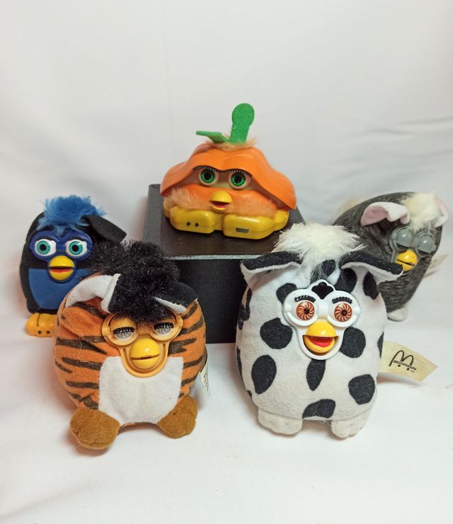 Lote de 5 Furbys de Macdonals del 2000