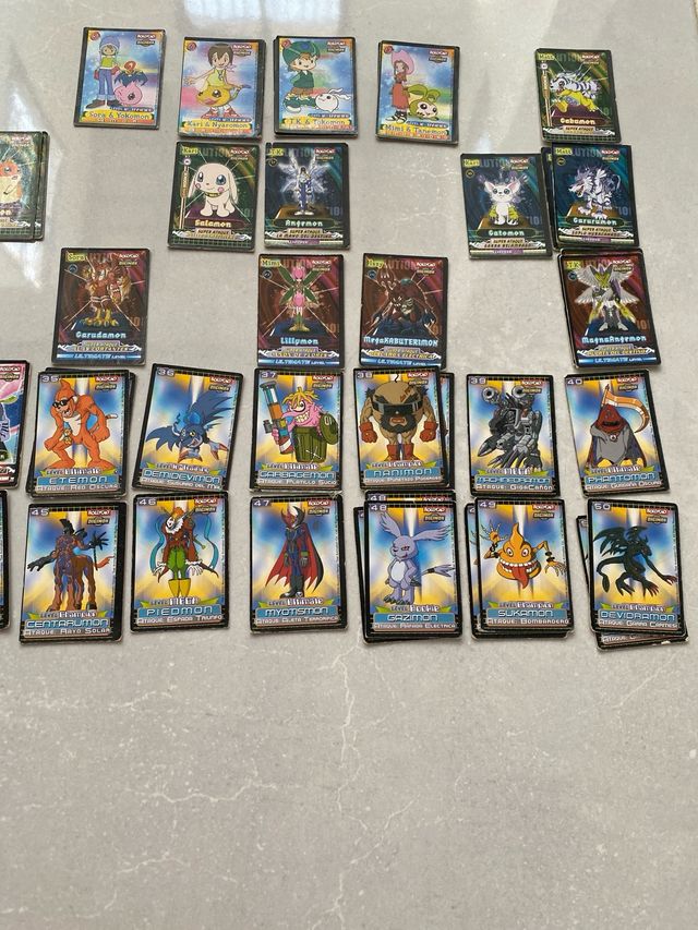 Coleccion cromos Digimon