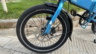 Bicicleta electrica plegable