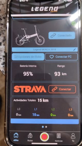 Bicicleta electrica plegable