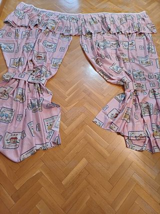 Edredón y cortinas a juego