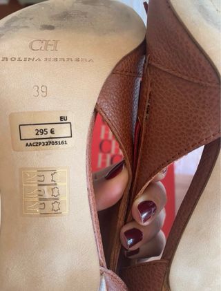 Zapatos tacon mujer Carolina Herrera 39