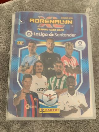 Album con cromos adrenalyn 2022 2023