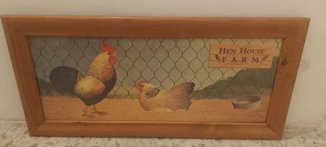 Cuadro de gallinas
