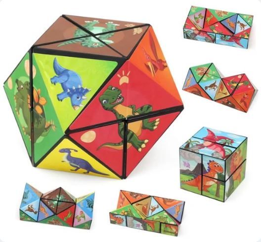 Cubo rompecabezas mágico Dinosuarios NUEVO