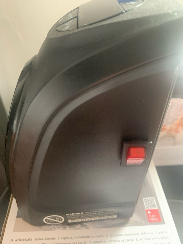 calefactor termoceramico de enchufe