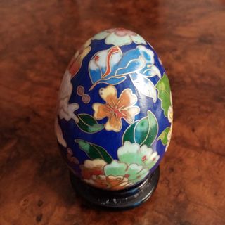 Ovetto cinese lavorazione cloisonne