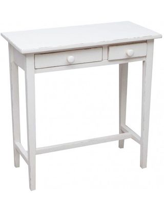 Tavolino consolle Country in legno massello di tig