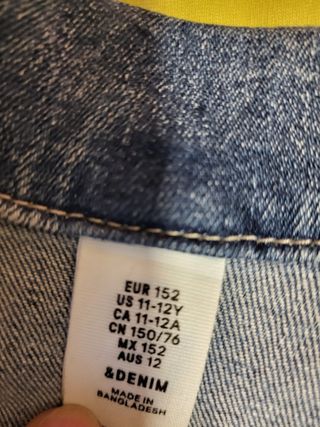 Chaqueta denim niña 