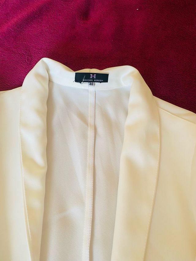 Torera raso de vestir  eventos 