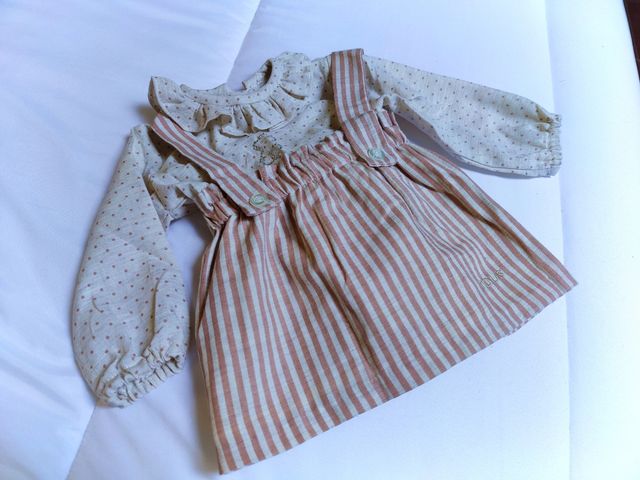 Vestido y camisa de bebé niña de Tous