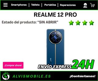 💥Realme 12 Pro 8GB/256GB Azul "Sin abrir"💥
