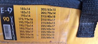 Cadenas para nieve ⛄️