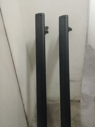 Barras con porta bici y porta esquí