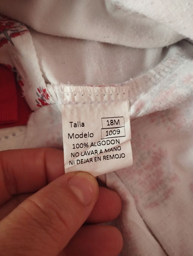 Vestido bebé talla 18 meses