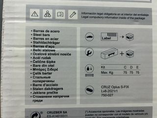 Cofre de techo + barras universales