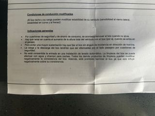 Cofre de techo + barras universales