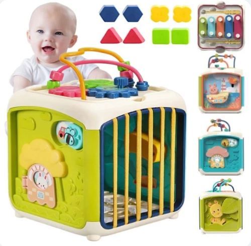 Cubo 7 en 1 Juegos Montessori Educativos NUEVO
