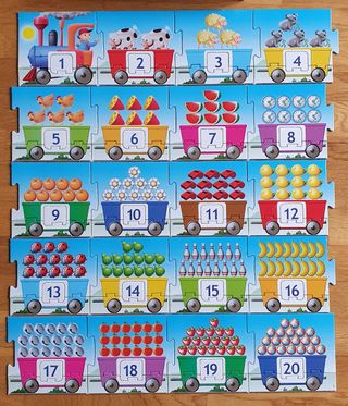 Puzzle + CD Aprendo a contar hasta 20