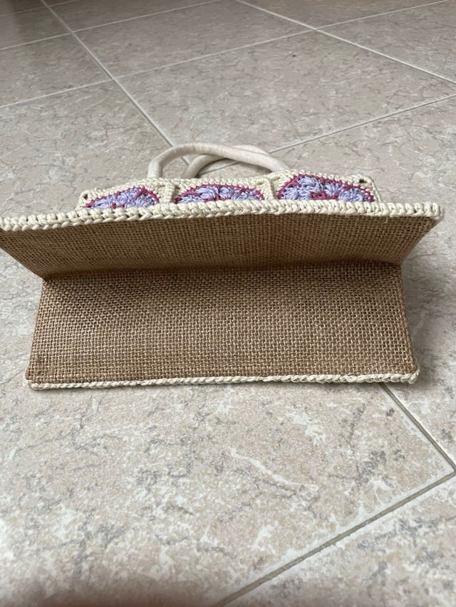 Borsa uncinetto fatta a mano