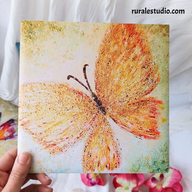 Lote de 3 cuadros decorativos de mariposas /Prints