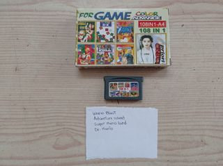 Juego Game Boy Advance 108 En 1 - Wario Blast+Adve