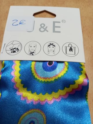 Fular multiusos azul