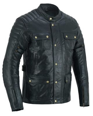 CHAQUETA MOTO PIEL