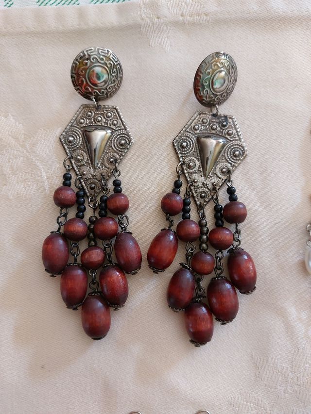 Lote pendientes bisuteria