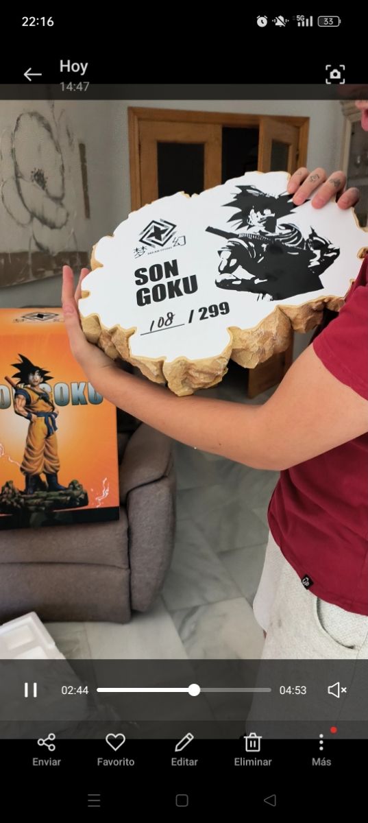 Figura Goku coleccionista