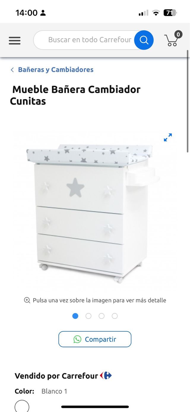 Bañera + mueble bebé