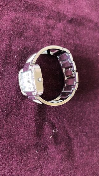 Orologio da donna inox / metallo cromato + strass