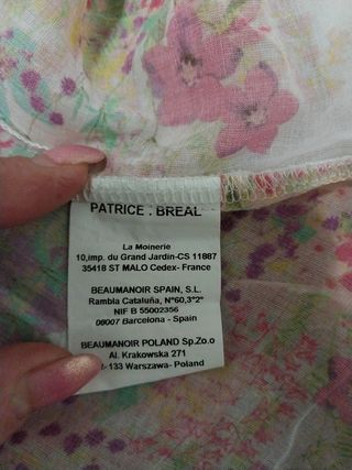 Camicia fiorata Patrice Breal