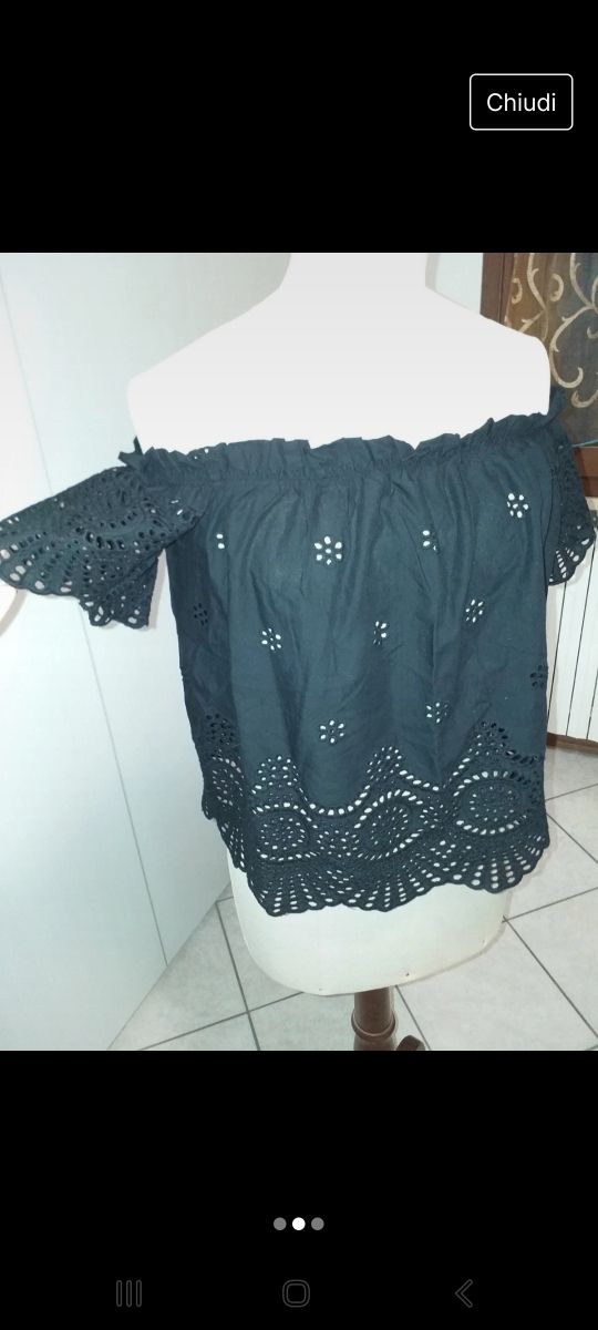 Maglietta traforata tg L