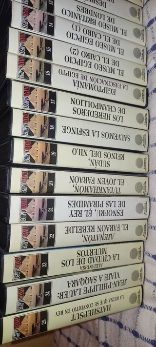 Colección completa vhs egiptomania