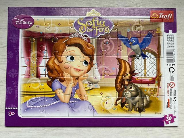 Juego 4 Puzzles de 30 piezas Princesas & Mickey