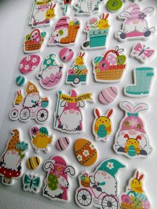 Adesivi gnomi Pasqua