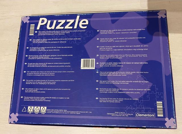 Caja 5 Puzzles Winnie the Pooh Clementoni 20 pieza