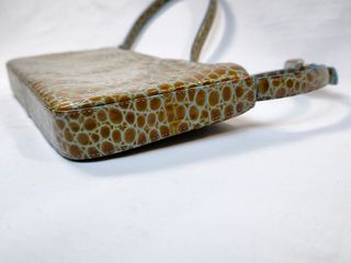 Bolso Vintage Laura Mar Cocodrilo Vegano 