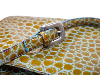 Bolso Vintage Laura Mar Cocodrilo Vegano 