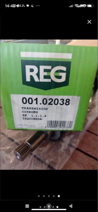 Palier /Tranmisión irquierda Citröen ZX 1.1-1.4