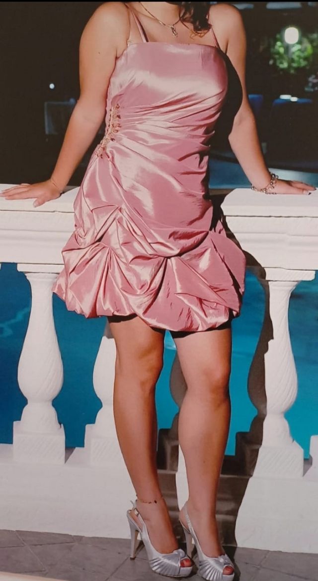 Abito rosa da cerimonia