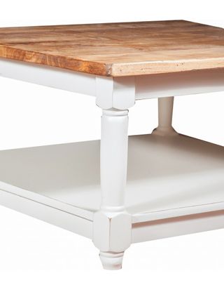 Tavolino da fumo Country in legno massello di tigl