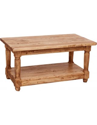 Tavolo da fumo Country in legno massello di tiglio