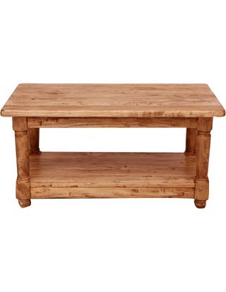 Tavolo da fumo Country in legno massello di tiglio