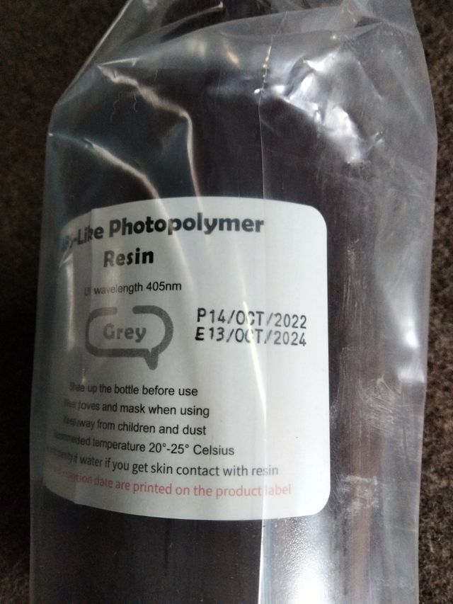ABS like photopolymer grey elegoo